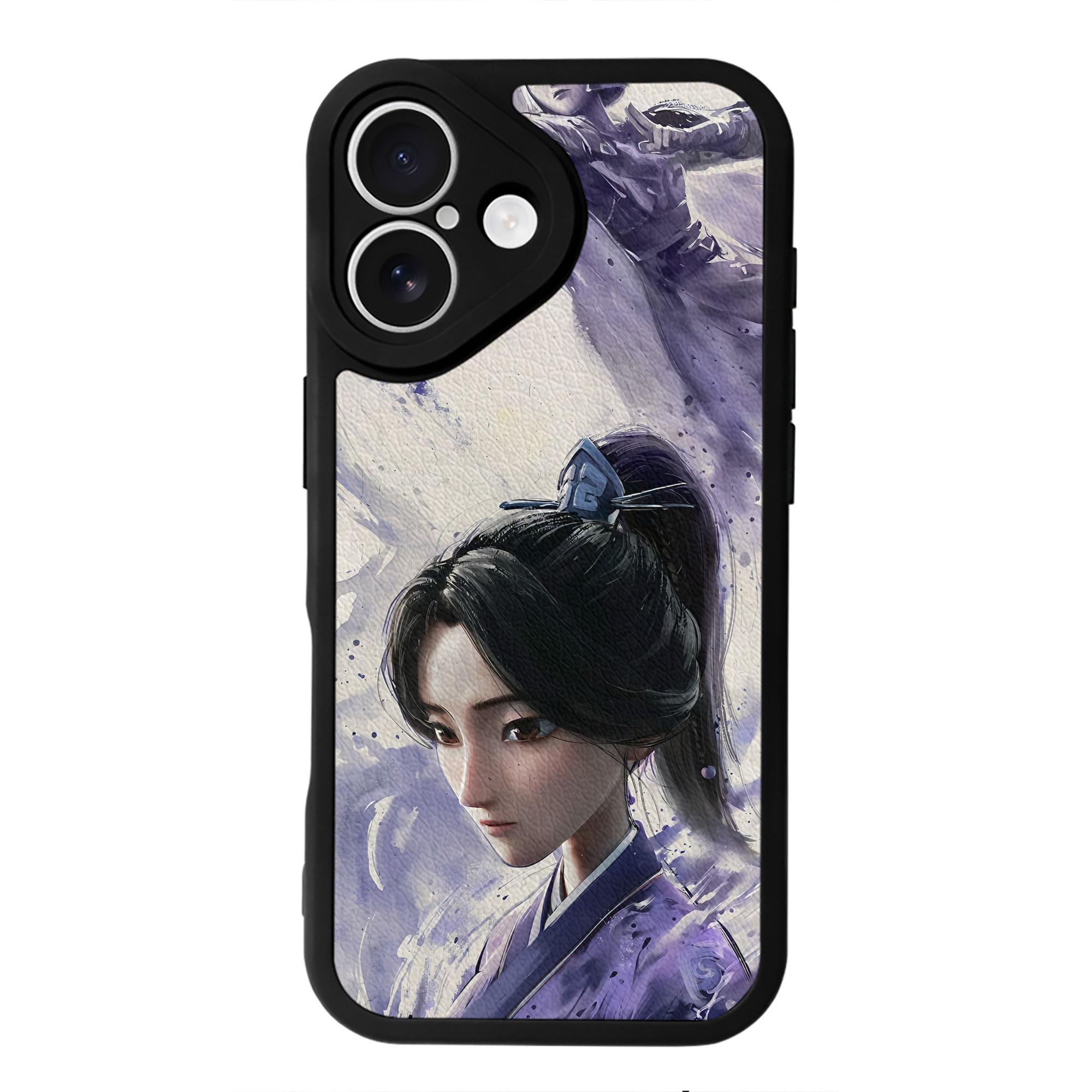 （画像用） Ne Zha 2 ナタ 魔童の大暴れ 【iPhone 16シリーズ対応】シリコンスマホケース（レザー調） 材質：シリコン